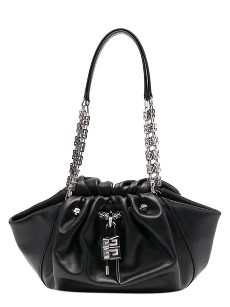 black givenchy bag ebay|givenchy black logo handbag.